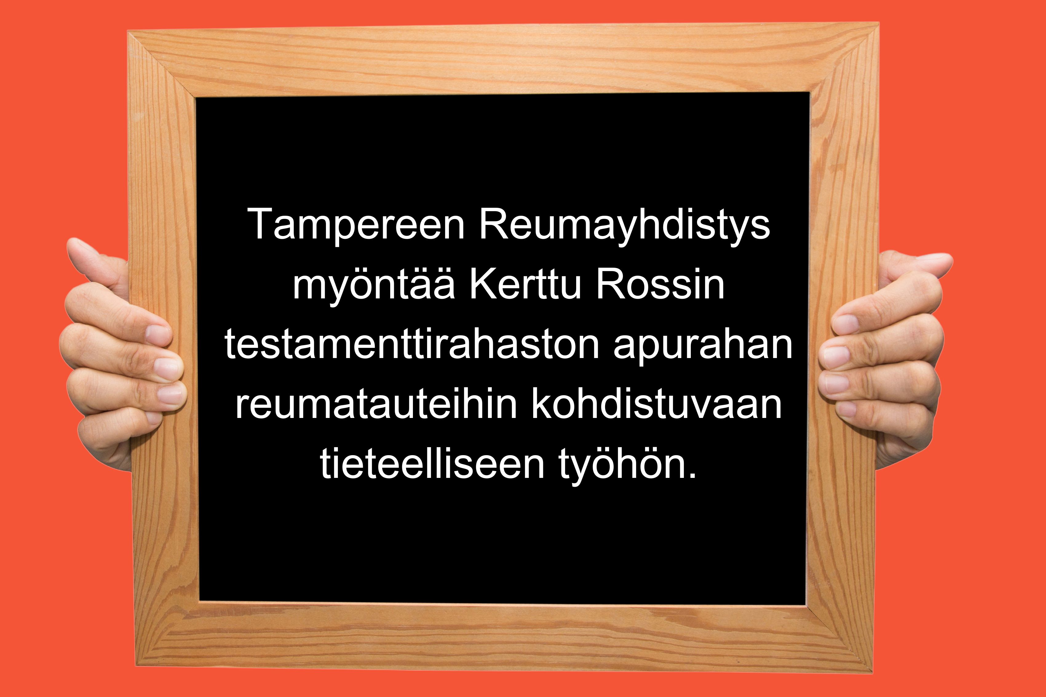 Tampereen Reumayhdistys ry:n apuraha 