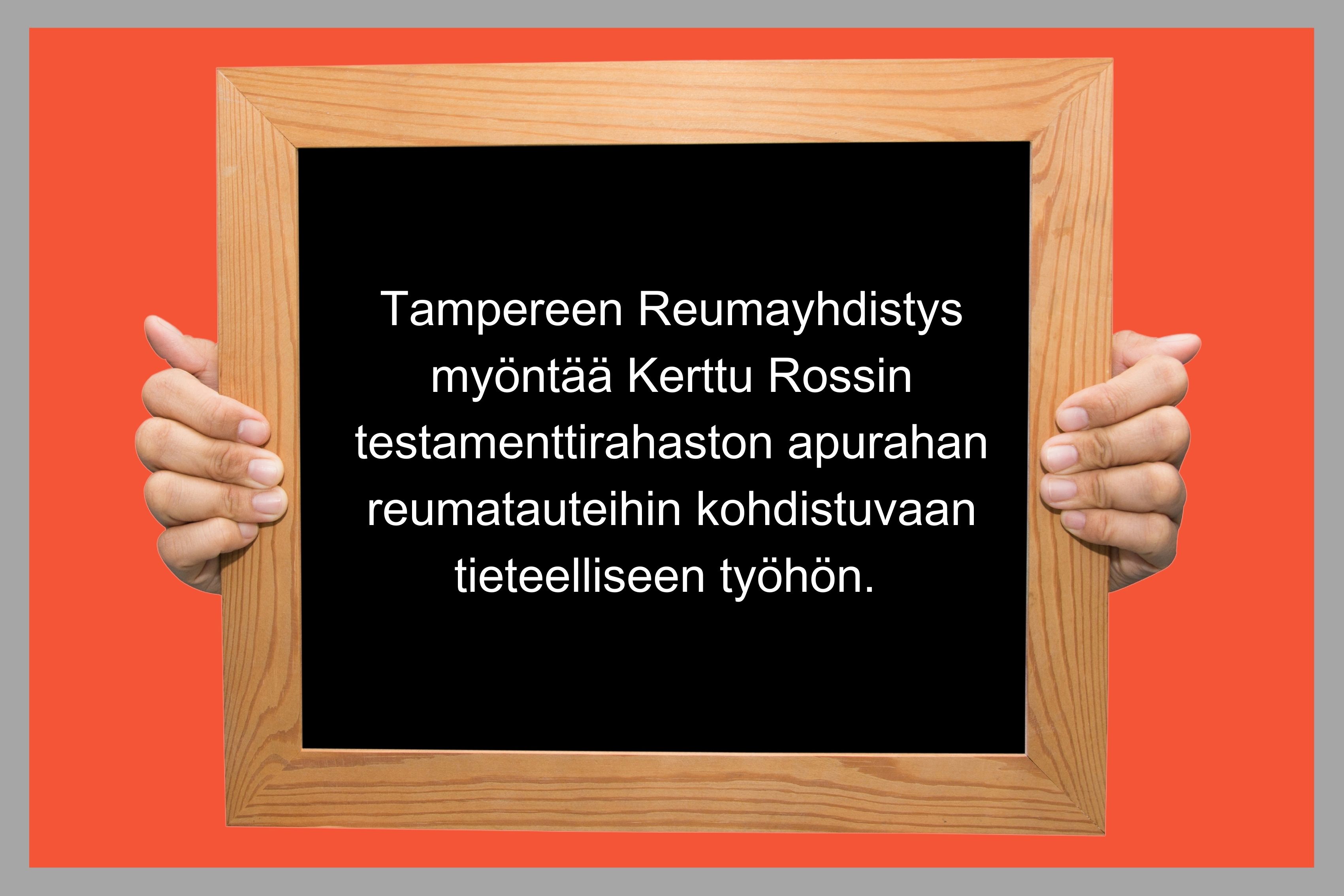 Tampereen Reumayhdistys ry:n apuraha